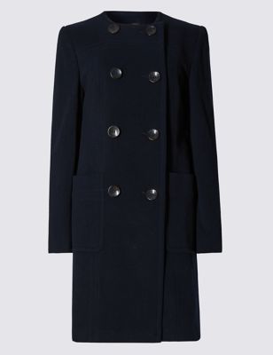 Wool Rich Tailored Fit Overcoat